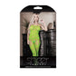 Fantasy Lingerie SHEER FANTASY COSMIC LOVE Bodystocking Hot Green - One Size (No Retail Packaging)