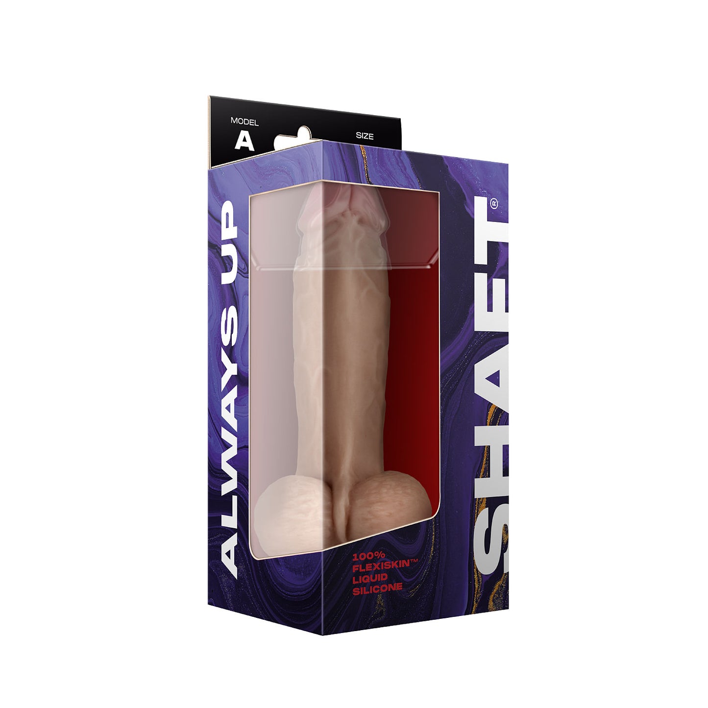 Shaft MODEL A 8.5" Liquide Silicone Dildo Dong w/Balls