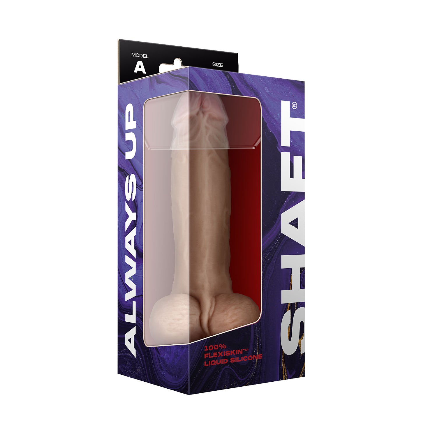 Shaft MODEL A 9.5" Liquide Silicone Dildo Dong w/Balls