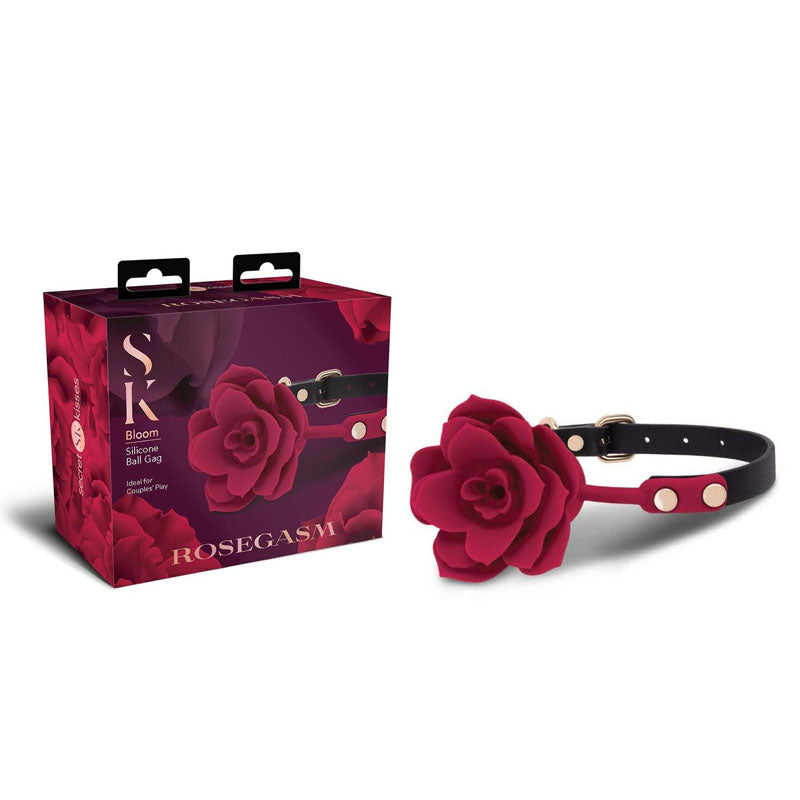 Secret Kisses Rosegasm Bloom Silicone Gag