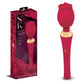 Secret Kisses Rosegasm Rose Wand Rose Red 30.5cm USB Rechargeable Massager Wand