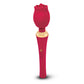 Secret Kisses Rosegasm Rose Wand Rose Red 30.5cm USB Rechargeable Massager Wand