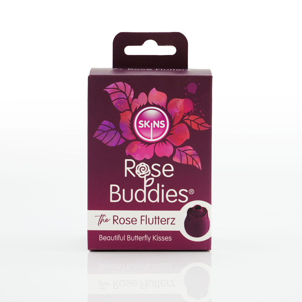 CreativeC | Skins Rose Buddies - The Rose Flutterz - Purple USB Flicking Rose Stimulator