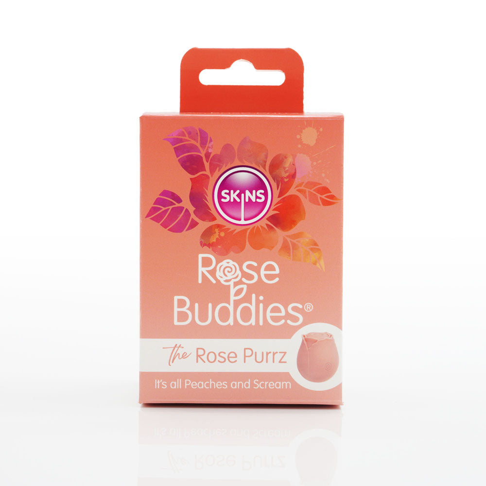 CreativeC | Skins Rose Buddies - The Rose Purrz - Light Pink USB Pulsing Rose Stimulator