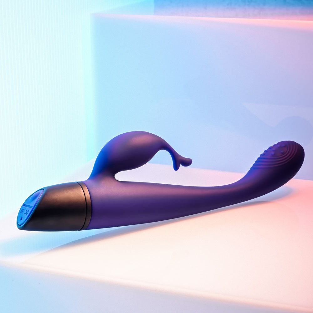 Selopa PLUM PASSION - Purple 18.3cm USB Rechargeable Rabbit Vibrator