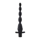 Selopa VIBRATING BUTT BEADS - Black 22cm USB Rechargeable Vibrating Anal Beads