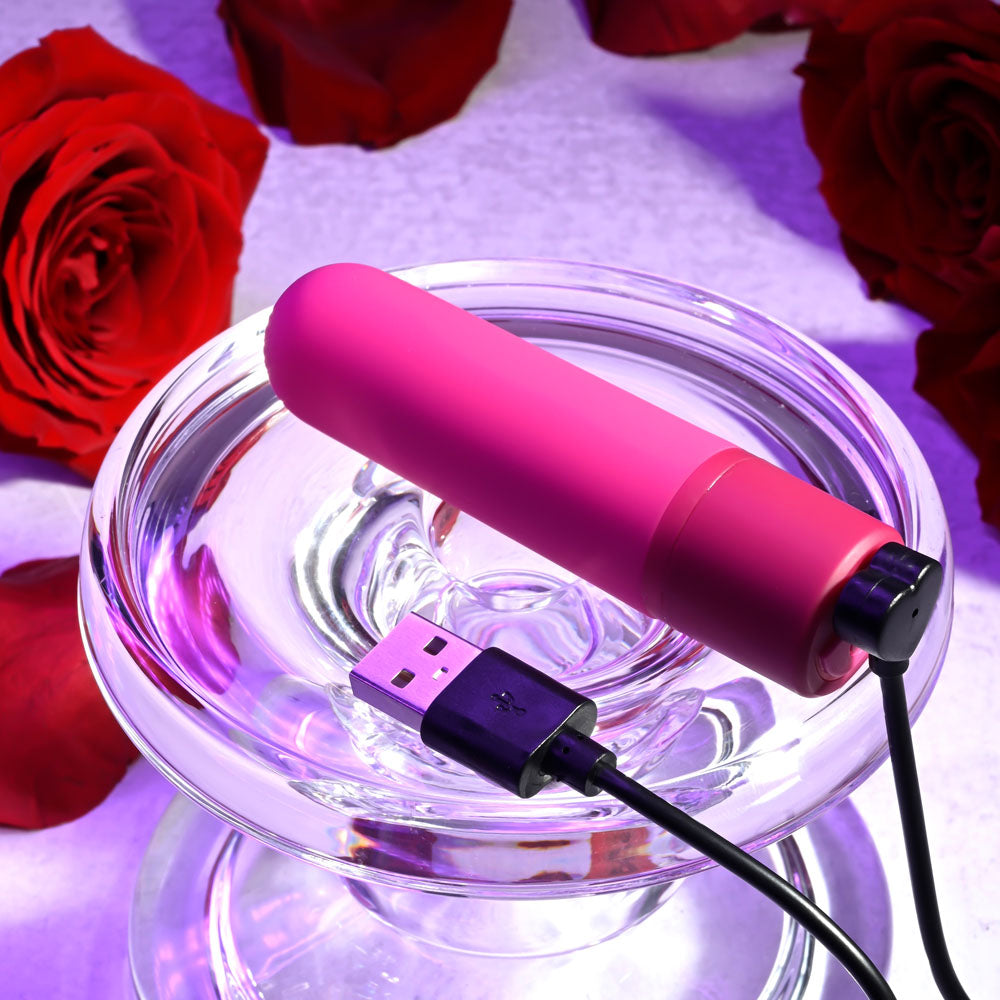 Selopa TINY TEMPTATION Pink 9.2cm USB Rechargeable Bullet Vibrator