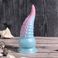 Selopa STUCK ON YOU - Blue/Pink 19cm USB Rechargeable Vibrating Tentacle Fantasy Dildo