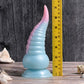 Selopa STUCK ON YOU - Blue/Pink 19cm USB Rechargeable Vibrating Tentacle Fantasy Dildo