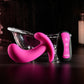 Selopa HOOKING UP - Pink 9.5cm USB Rechargeable Vibrator with Wireless Remote