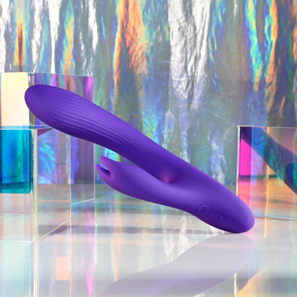 Selopa POSEABLE BUNNY - Purple 21cm USB Rechargeable Poseable Rabbit Vibrator