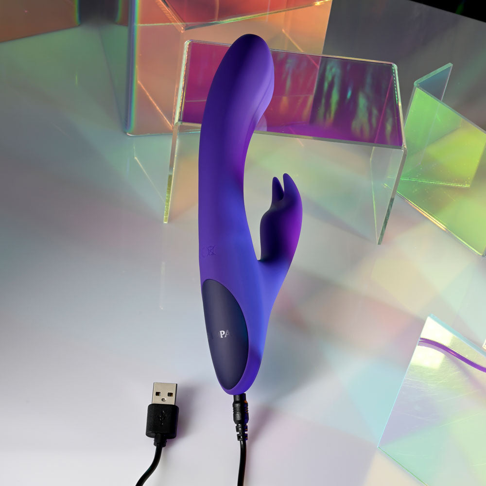 Selopa POSEABLE BUNNY - Purple 21cm USB Rechargeable Poseable Rabbit Vibrator