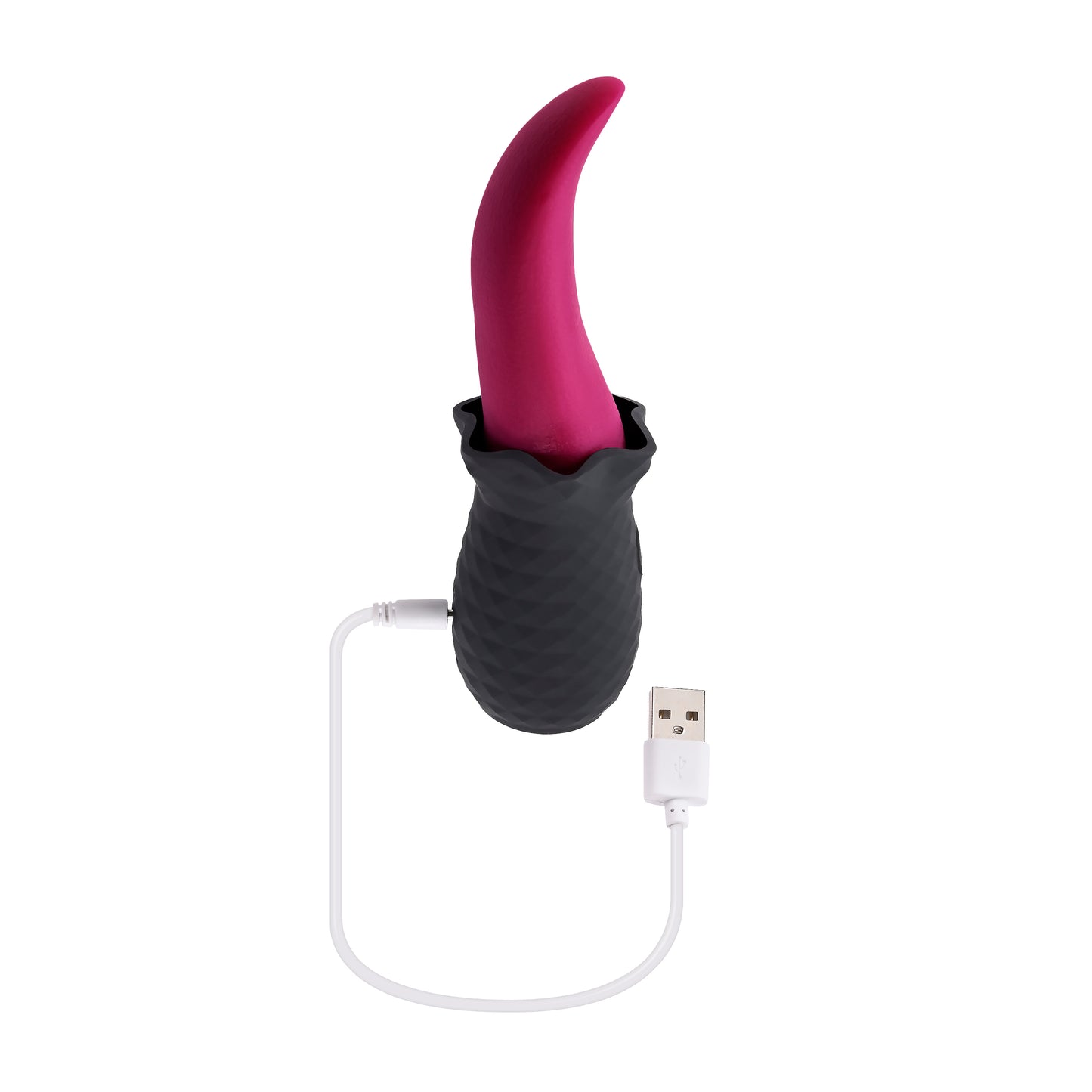 Selopa TONGUE TEASER Pink/Black USB Rechargeable Vibrating Tongue Stimulator