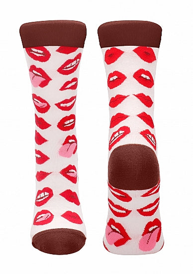 Shots Toys | Socks Lip Love Adult Erotic Socks Size 36-41