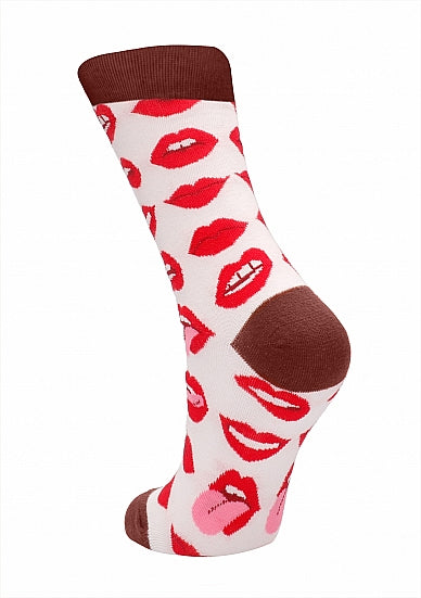 Shots Toys | Socks Lip Love Adult Erotic Socks Size 36-41