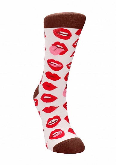 Shots Toys | Socks Lip Love Adult Erotic Socks Size 36-41