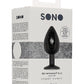 Shots Toys | Sono No 91 Self Penetrating Butt Plug - Black