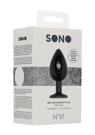 Shots Toys | Sono No 91 Self Penetrating Butt Plug - Black