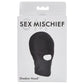 Sportsheets | Sex & Mischief Shadow Black Hood with Mouth Opening