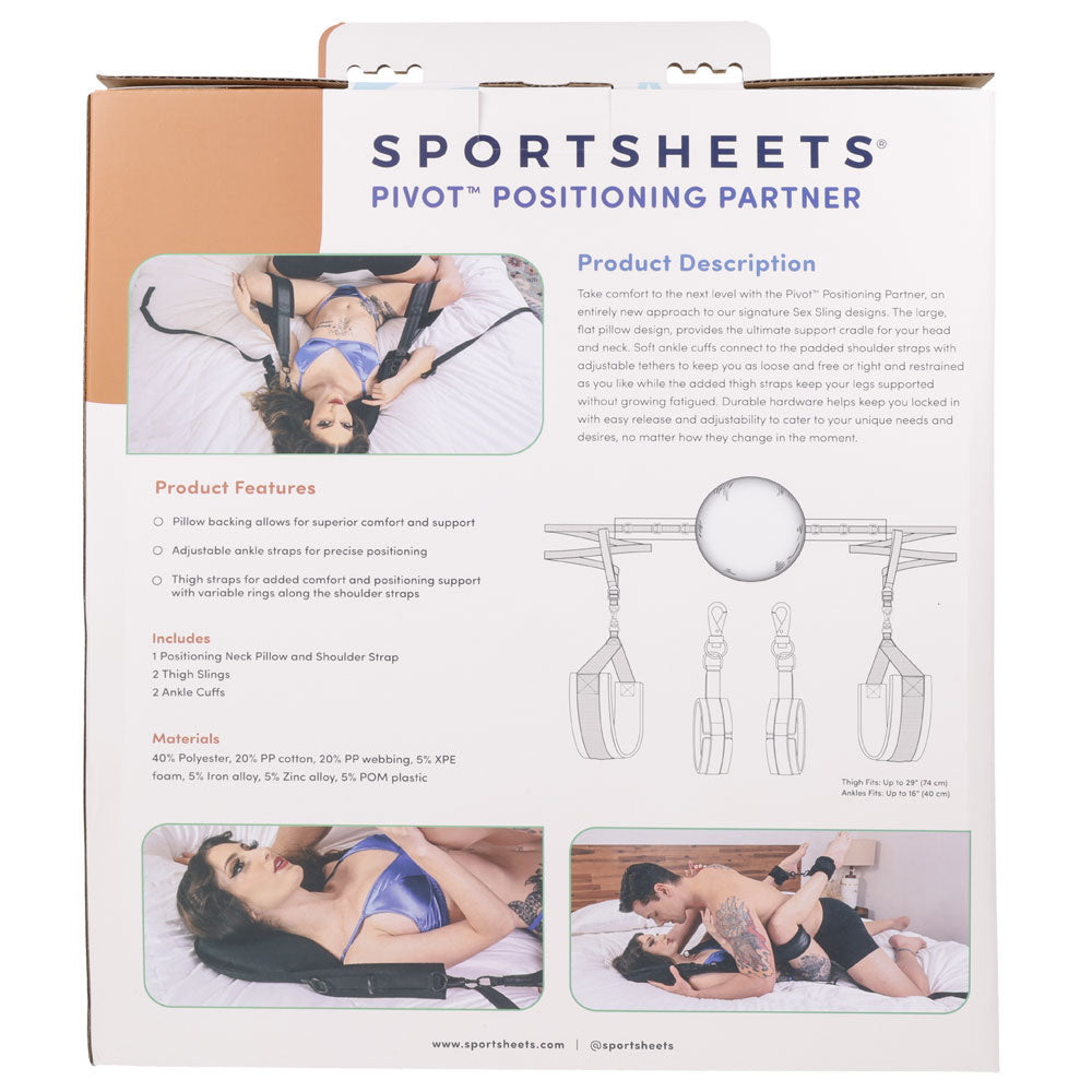 Sportsheets Pivot Positioning Partner Black Position Harness