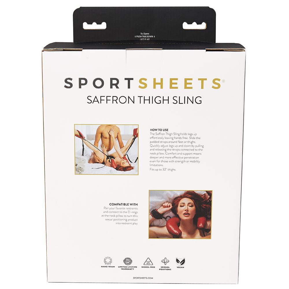 Sportsheets Vegan Leather Saffron Thigh Sling