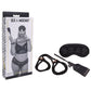 Sportsheets Sex & Mischief Knotty Brat Kit - Black Bondage Kit - 3 Piece Set