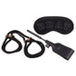 Sportsheets Sex & Mischief Knotty Brat Kit - Black Bondage Kit - 3 Piece Set