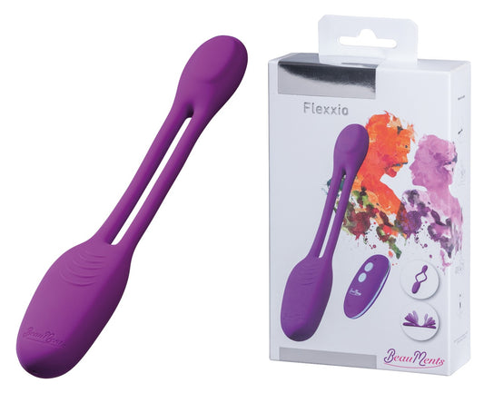 St Rubber | BeauMents Flexxio Purple - Couples Vibrator w Remote