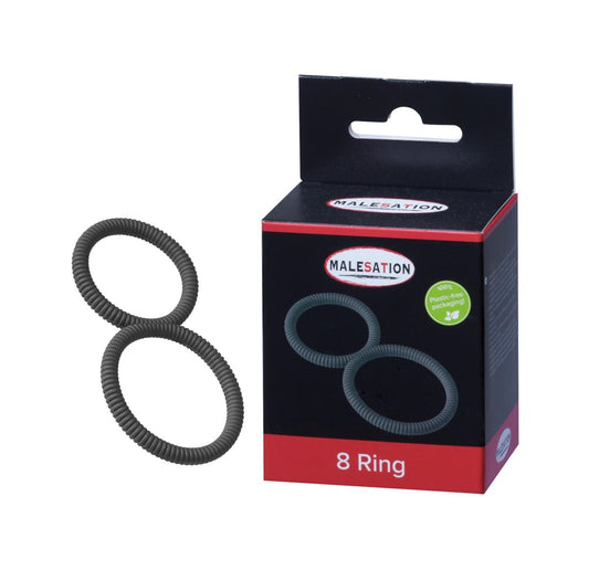 St Rubber | Malesation 8 Ring Cock Rings