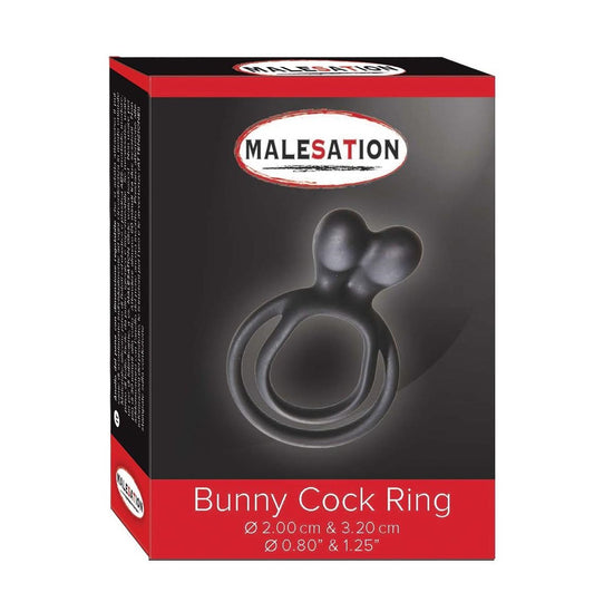 St Rubber | Malesation Bunny Cock Ring + Clit Tickler