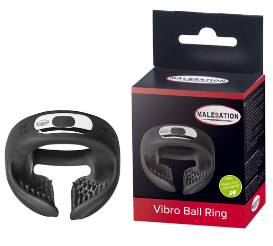 St Rubber | Malesation Vibro Ball Ring - Vibrating Cock Ring