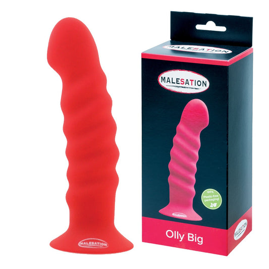 St Rubber | Malesation Olly Dildo Large Red