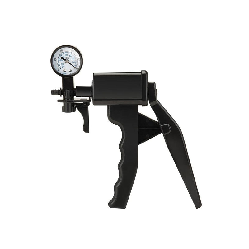 Size Up Ergonomic Trigger Penis Pump with Pressure Gauge - Clear Penis Pump