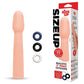 Size Up Realistic 2" Penis Extender - Flesh 5cm Penis Extension Sleeve