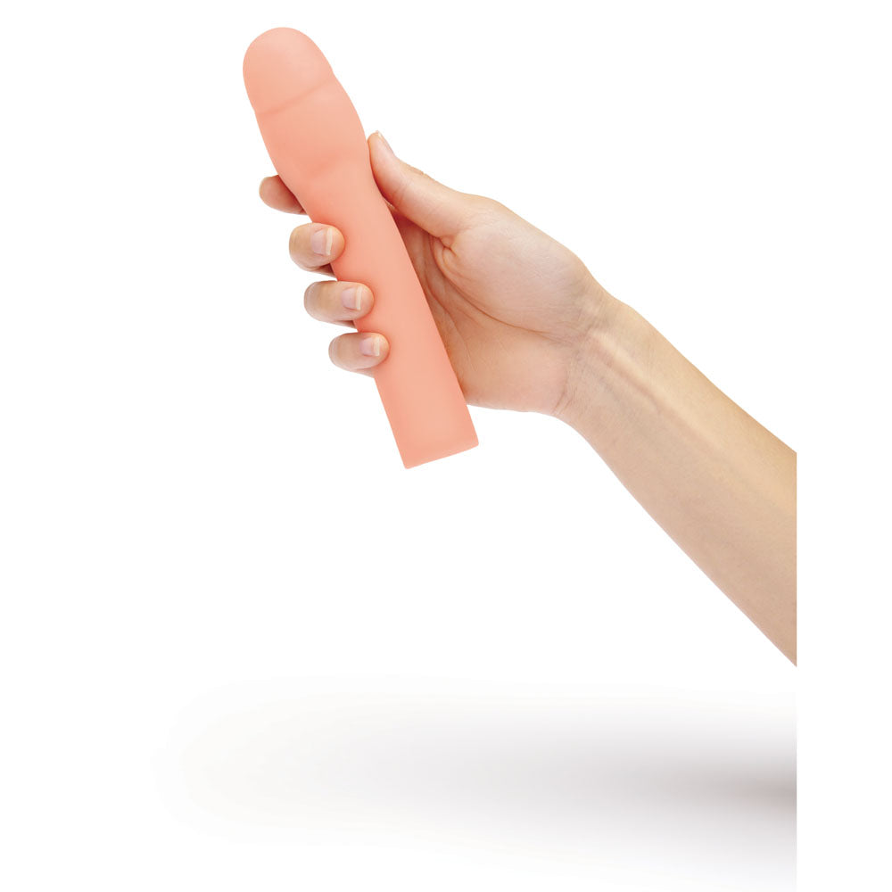 Size Up Realistic 2" Penis Extender - Flesh 5cm Penis Extension Sleeve