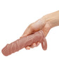 Size Up Realistic 1" Penis Extender - Tan 2.5cm Penis Extension Sleeve