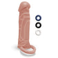 Size Up Realistic 1" Penis Extender - Tan 2.5cm Penis Extension Sleeve