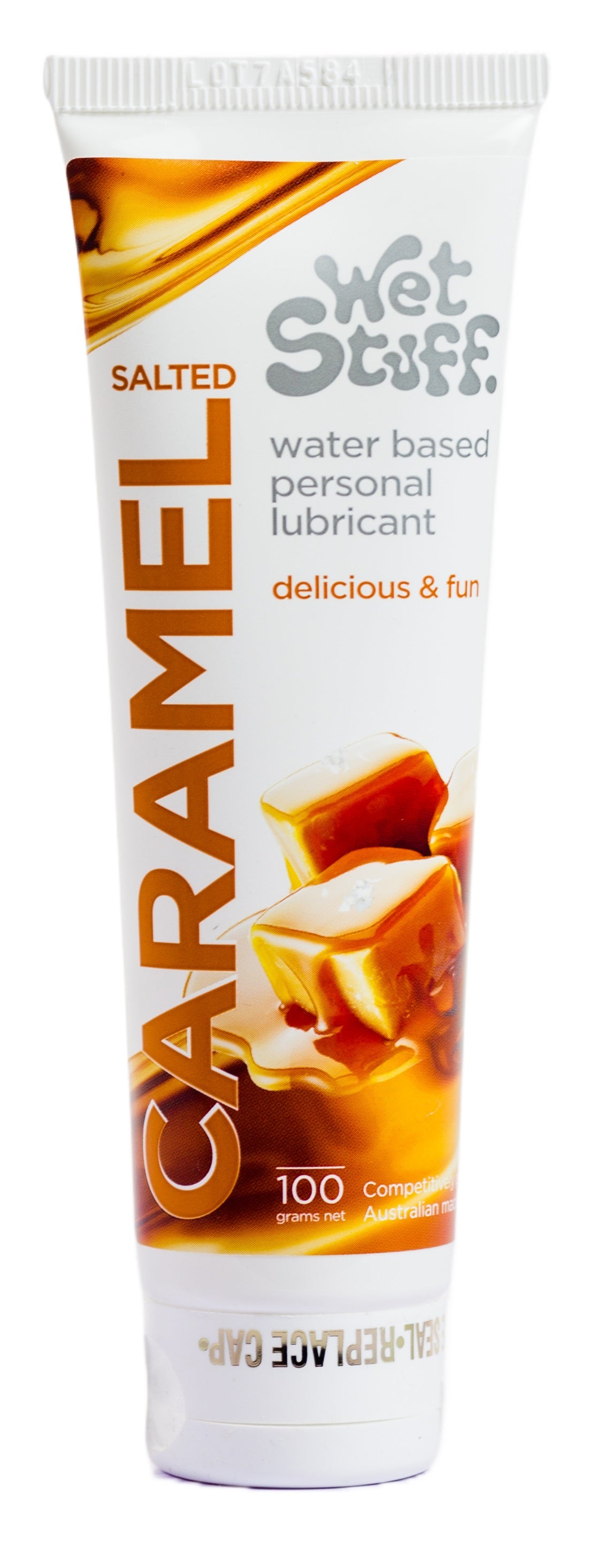 Wet Stuff Salted Caramel Water Based Lube Lubricant 100g