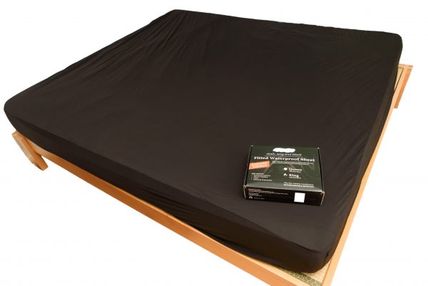 Eroticgel Waterproof Fitted Sheet Extreme Edition Black Nuru Massage - King Size