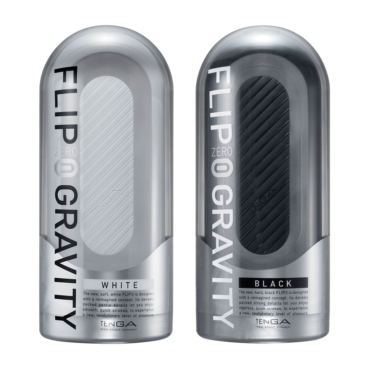 Tenga Flip 0 (Zero) Gravity Black or White Masturbator