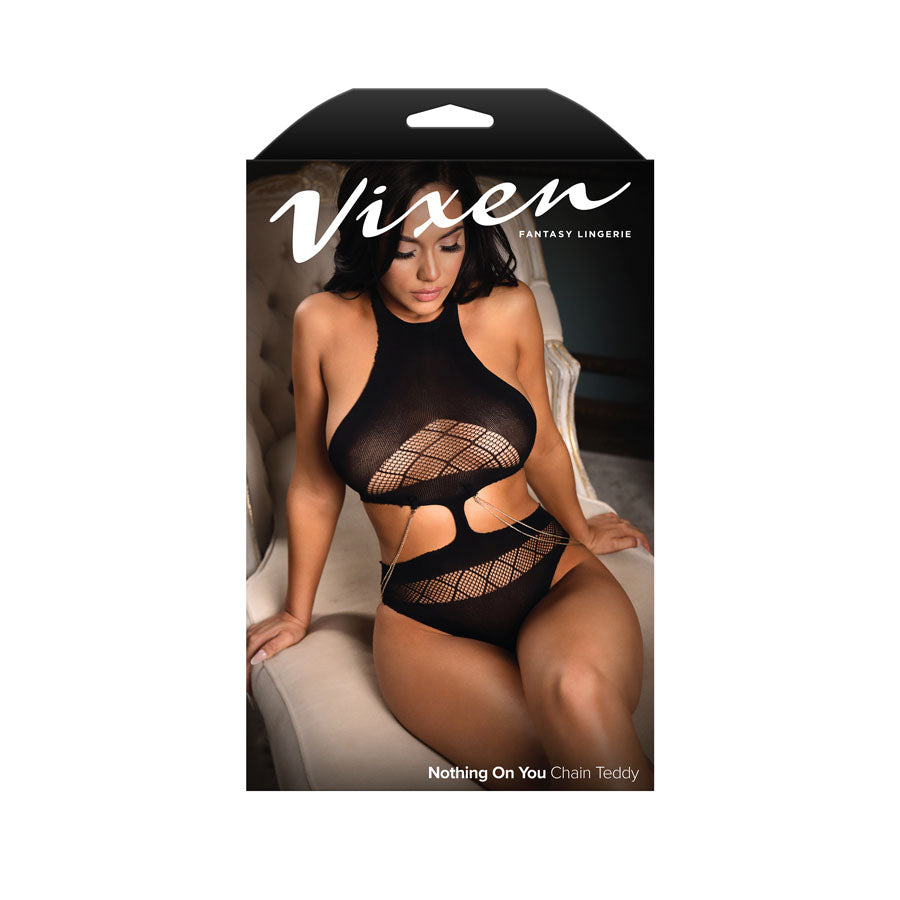 Fantasy Lingerie VIXEN NOTHING ON YOU Black - 1Size