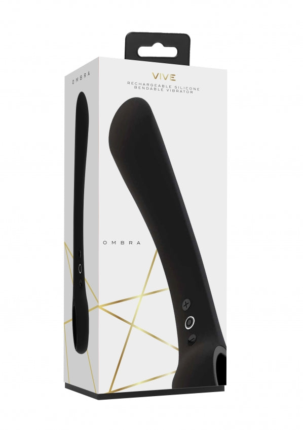 Shots Toys | VIVE Ombra Bendable Vibrator Black