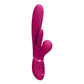 Shots Toys | VIVE Ena - Pink 25cm USB Rechargeable Thrusting Vibrator w Air Wave Stimulator