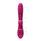 Shots Toys | VIVE Ena - Pink 25cm USB Rechargeable Thrusting Vibrator w Air Wave Stimulator