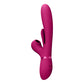 Shots Toys | VIVE Ena - Pink 25cm USB Rechargeable Thrusting Vibrator w Air Wave Stimulator