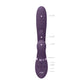 Shots Toys | VIVE Ena - Purple 25cm USB Rechargeable Thrusting Vibrator w Air Wave Stimulator