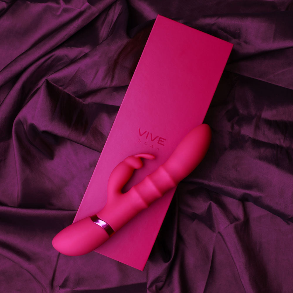 Shots Toys | VIVE Sora - Pink 24.2cm USB Rechargeable Rabbit Vibrator