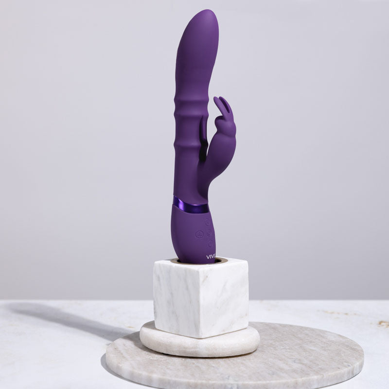 Shots Toys | VIVE Sora - Purple 24.2cm USB Rechargeable Rabbit Vibrator