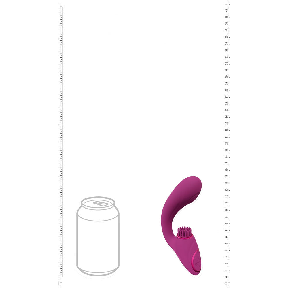 Shots Toys | VIVE Gen Triple Motor G-Spot Vibrator w Pulse Wave and Vibrating Bristles Pink