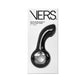 VERS Rechargeable Silicone P-Spot Vibe Black 13cm USB Rechargeable Prostate Massager